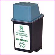 Remanufactured HP C6614A No 20 Black Ink cartridge