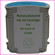 Remanufactured HP C4911A No 82 Cyan Ink cartridge