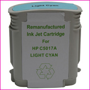 Remanufactured HP C5017A No 84 Light Cyan Ink cartridge