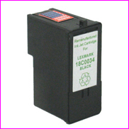Remanufactured Lexmark 18C0034 Black Ink cartridge