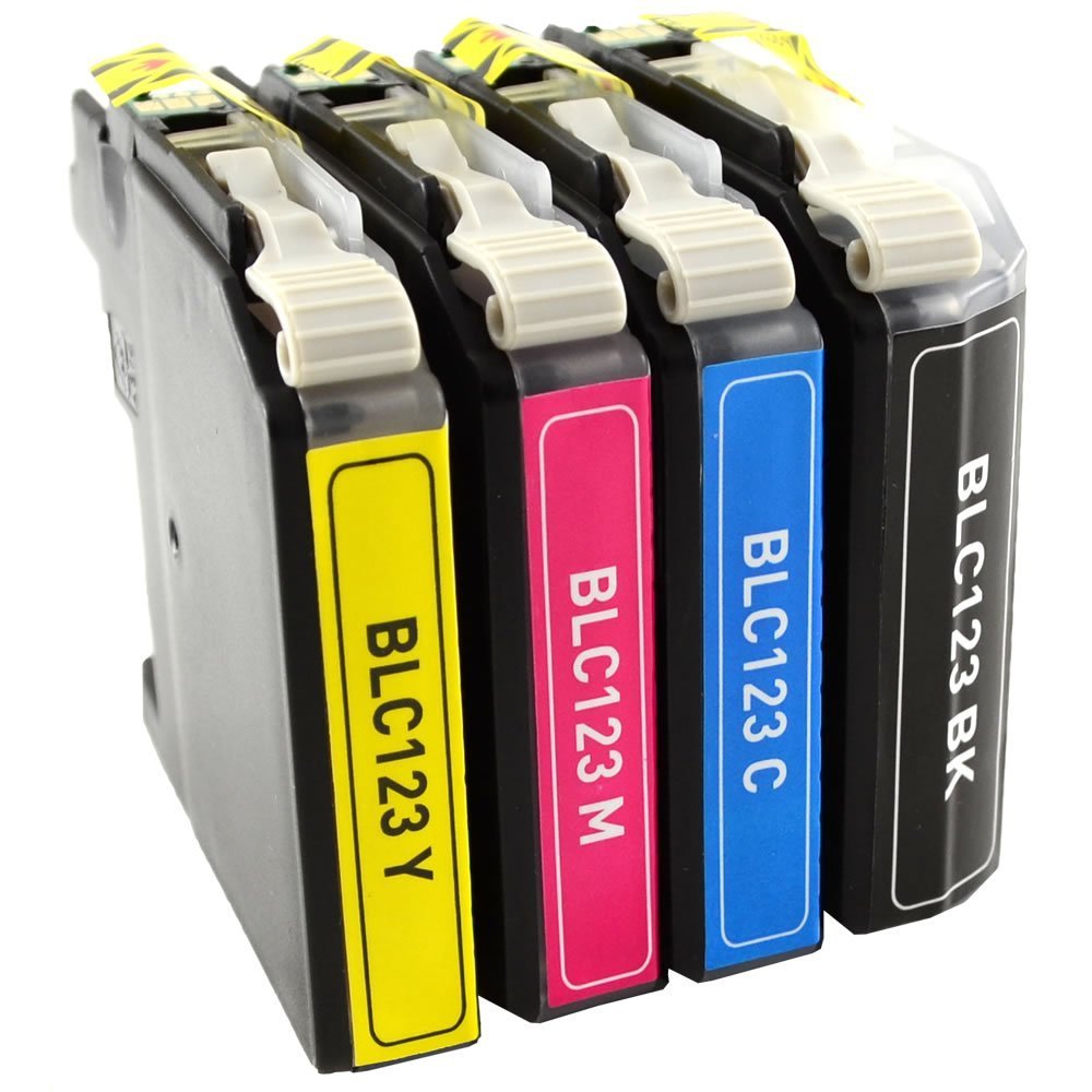 Compatible Brother LC-123BK LC-123C LC-123M LC-123Y set of colours