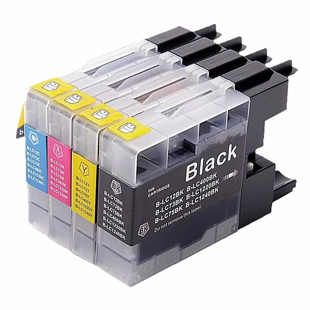 Compatible Brother LC1280K LC1280C LC1280M LC1280Y Set of Colour Ink Cartridges