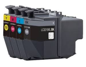 Compatible Brother LC3217BK LC3217C LC3217M LC3217Y Set of Colour Ink Cartridges