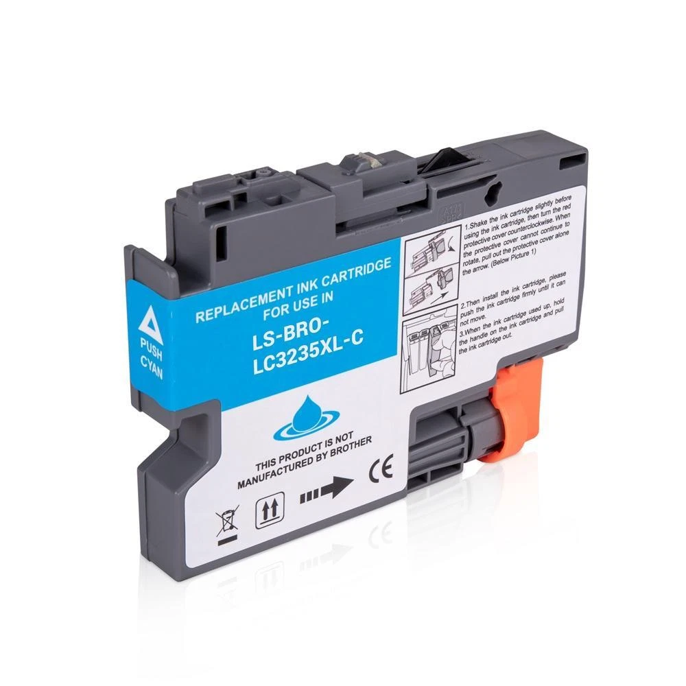 Compatible Brother LC3235XLC Cyan Ink Cartridge