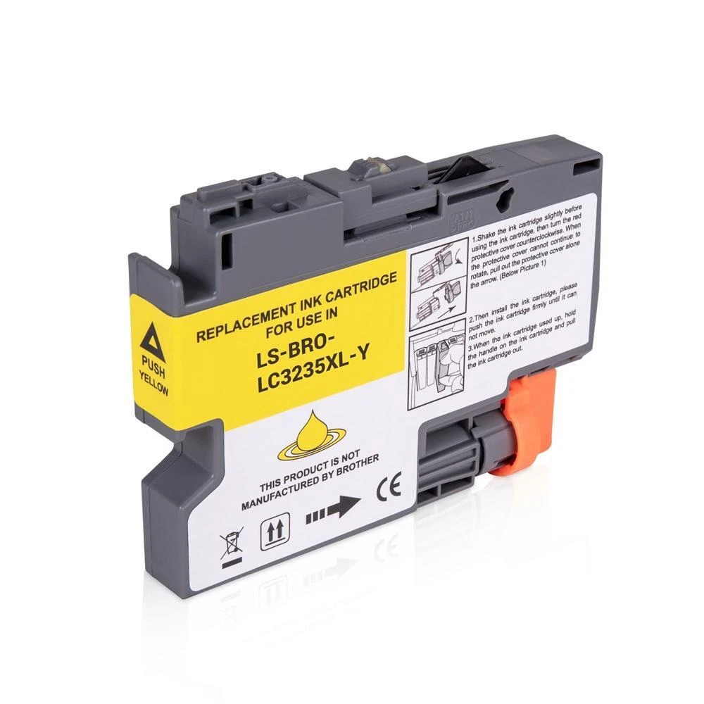 Compatible Brother LC3235XLY Yellow Ink Cartridge