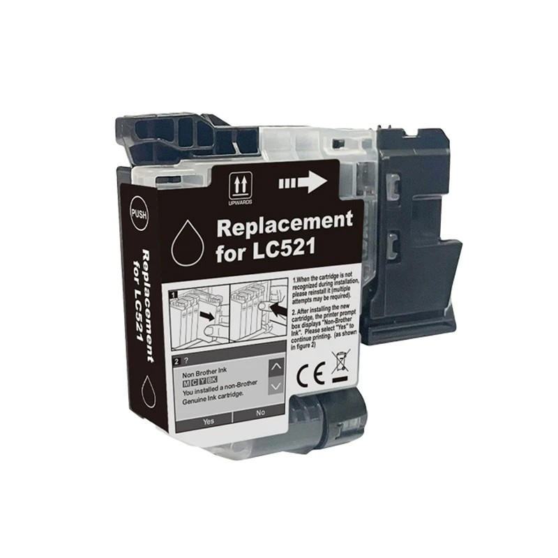 Compatible Brother LC521BK Black Ink Cartridge