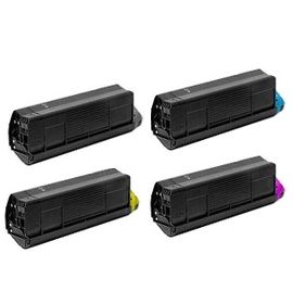 Remanufactured OKI 42127405-8 Toner Set of Four Colours