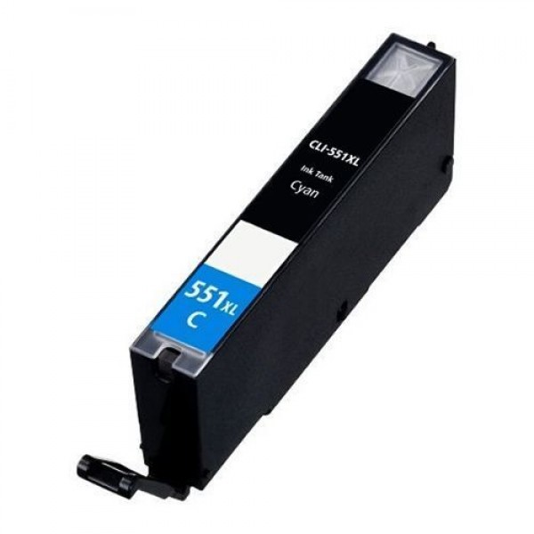 Compatible Canon CLI-551XLC Cyan Ink cartridge