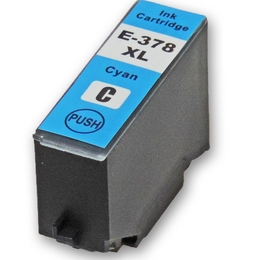 Compatible Epson 378XLC High Yield Cyan Ink Cartridge