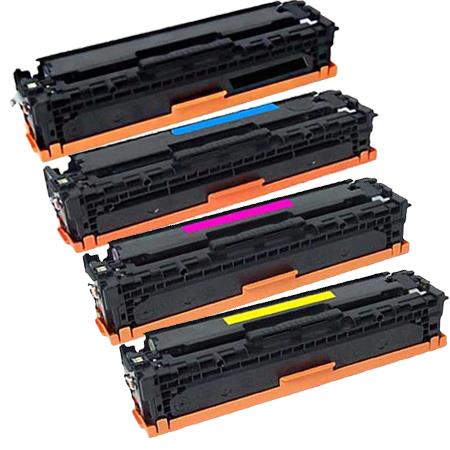 Compatible HP CF540 1 2 3A Set of Colour Toners