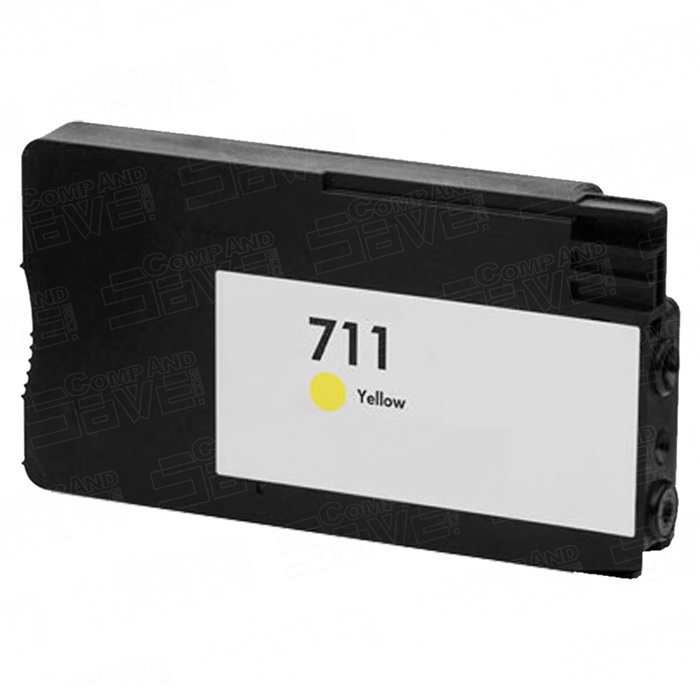 Compatible HP CZ132A HP711  Yellow Ink Cartridge