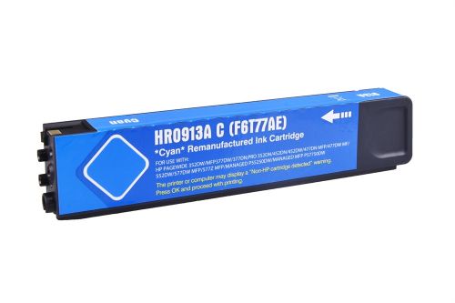 Remanufactured F6T77AE 913A Cyan ink cartridge