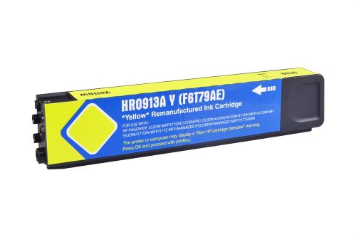 Remanufactured F6T79AE 913A Yellow ink cartridge