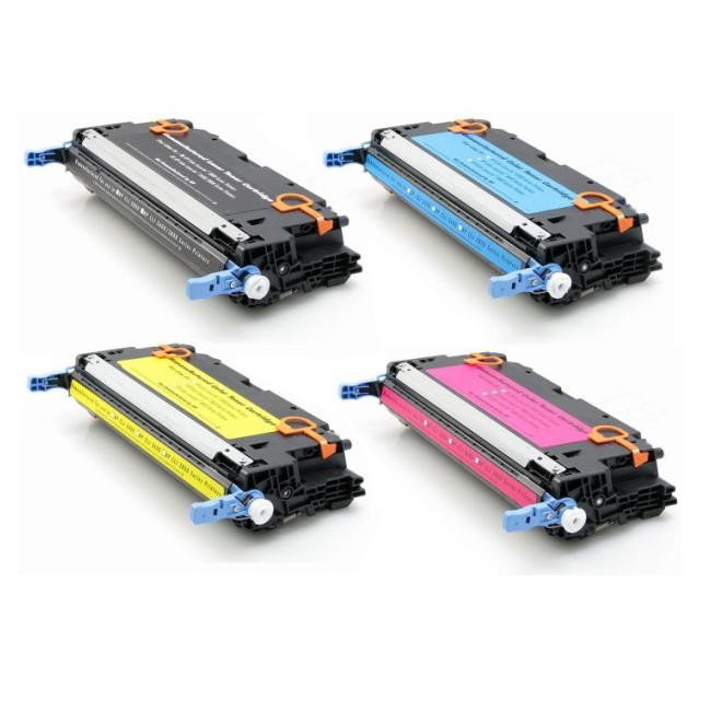 Remanufactured HP Q6460 1 2 3A Set of Colour Toners