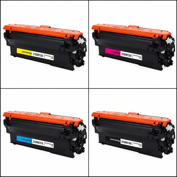 Compatible HP Laserjet W2130 1 2 3X Toner - Set of colours