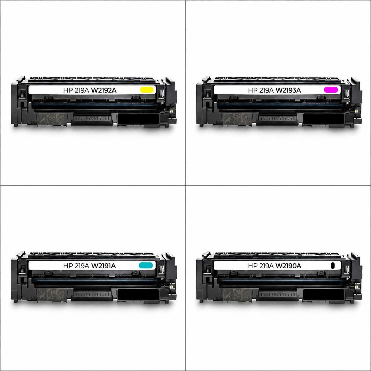 Compatible HP Color Laserjet Pro W2190 1 2 3A 219a Toners - Set of colours