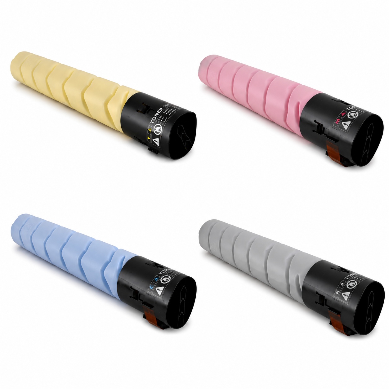 Compatible Konica Minolta TN-221B C M Y Toner - Set of black plus colours