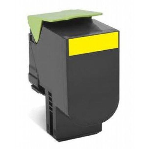 Remanufactured Lexmark C540H2YG  yellow toner cartridge