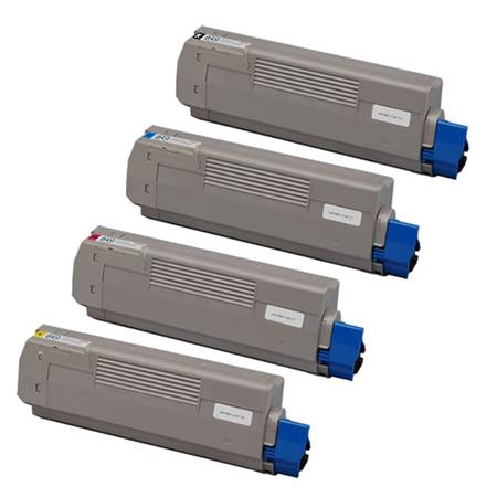 Compatible OKI 45862840 45862839 45862838 45862837 Toner Set of four