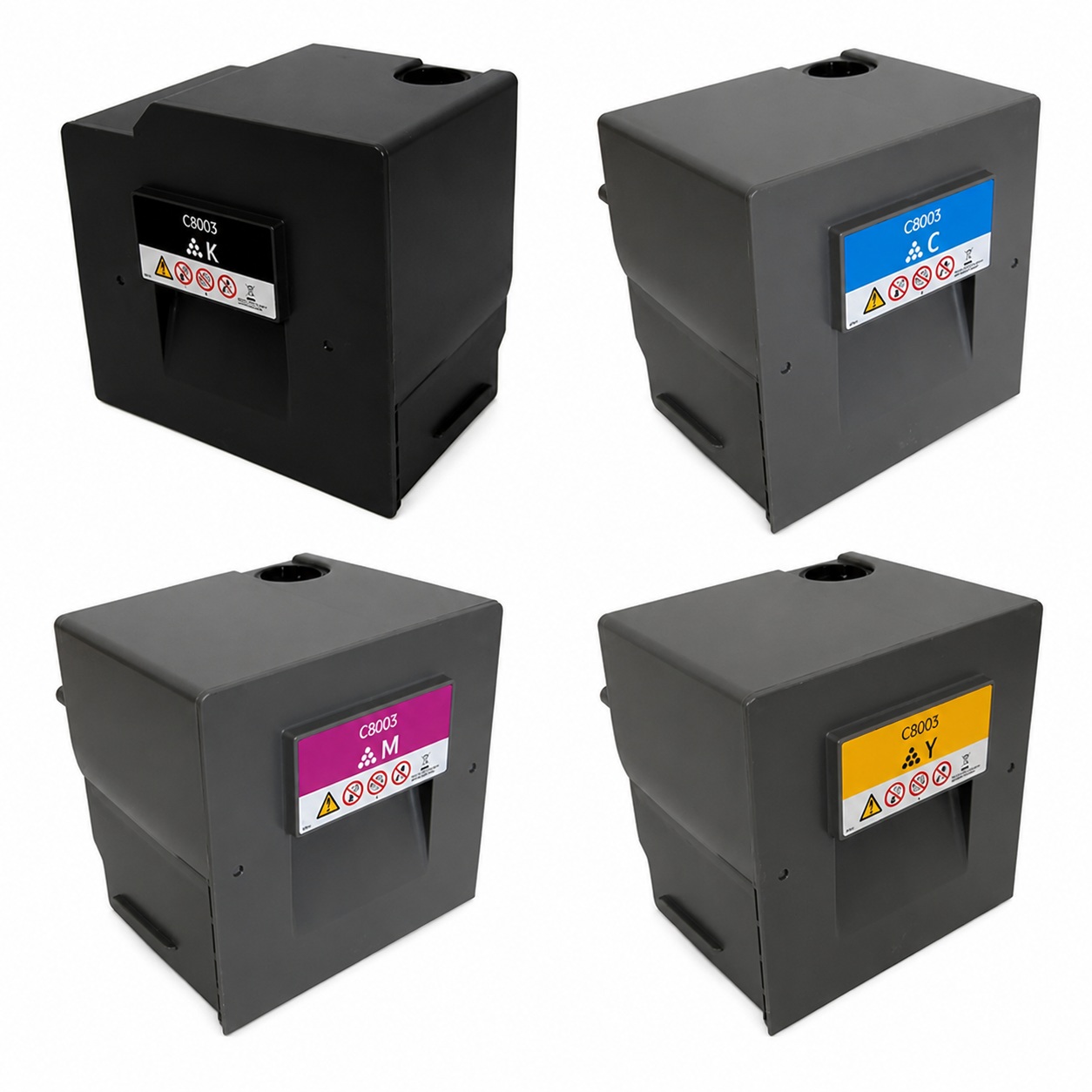Compatible Ricoh Set of Toner Cartridges 842196 842199 842198 842197