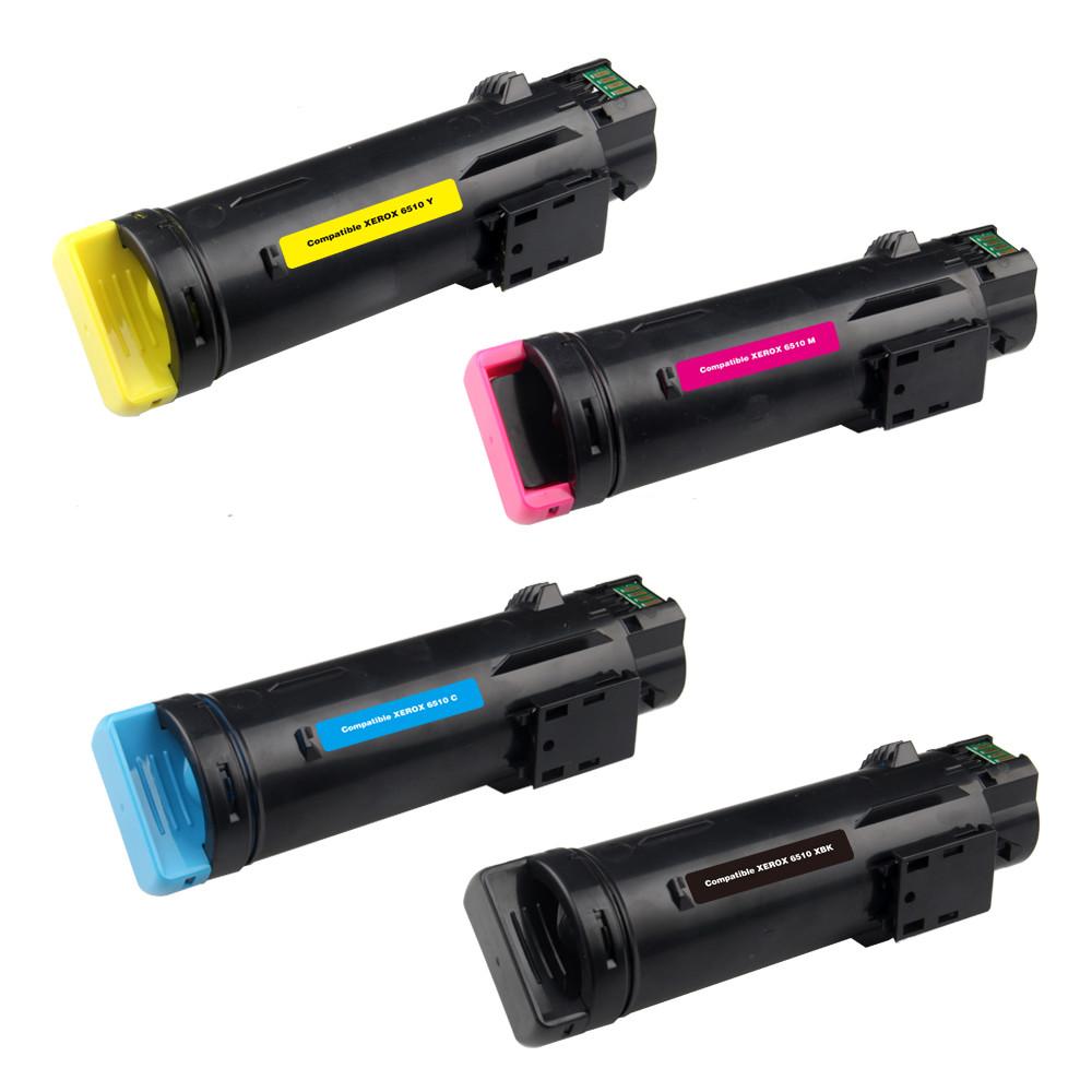 Compatible Xerox 6510 6515 Toner - Set of four colours